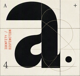 A bold black lowercase a constructed on a fine geometric grid. Identity with distinction.